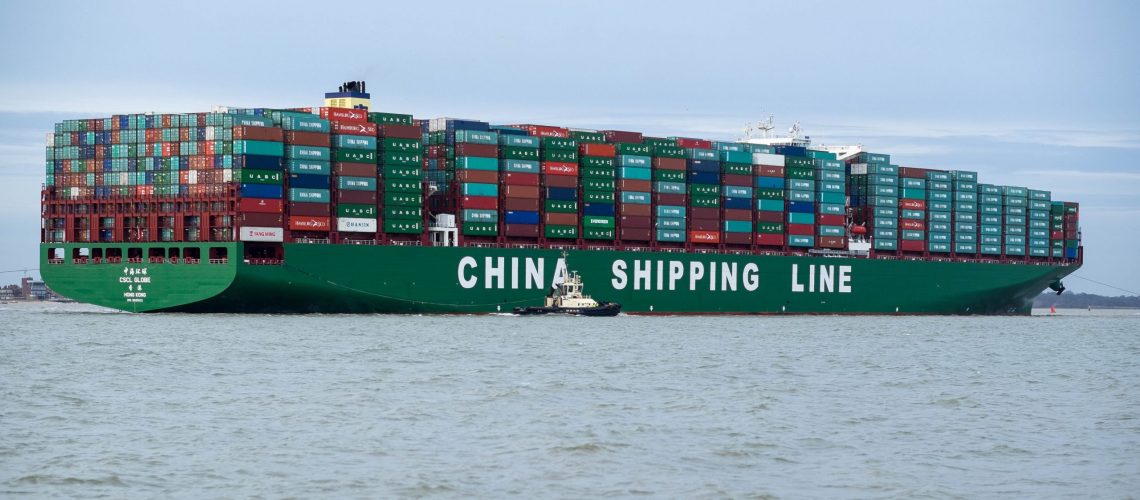 CSCL_Globe_arriving_at_Felixstowe_United_Kingdom